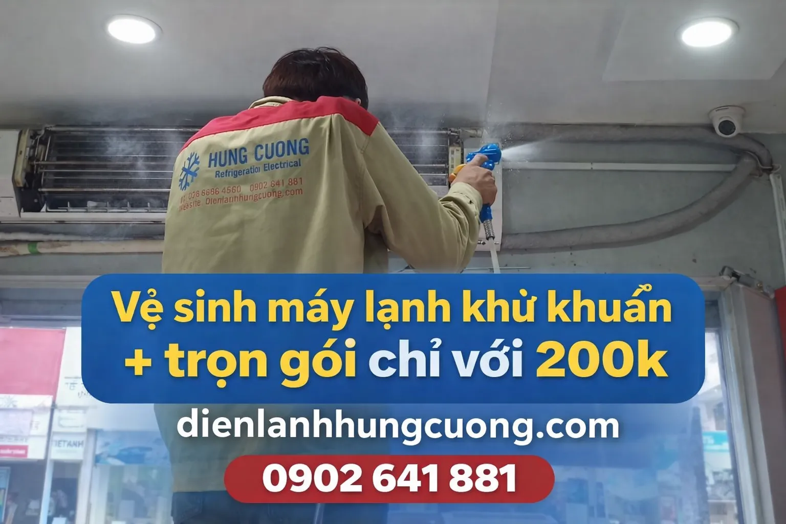 Quy trình vệ sinh máy lạnh chuyên nghiệp