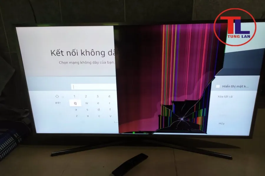Thay màn hình tivi TCL bị vỡ