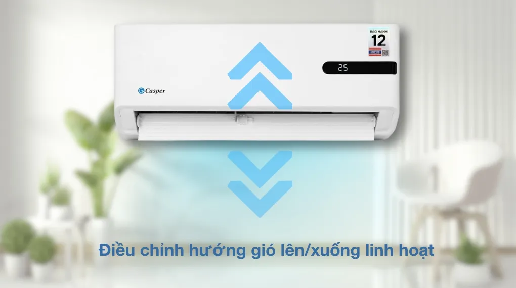Cơ chế thổi gió của máy lạnh Casper Inverter