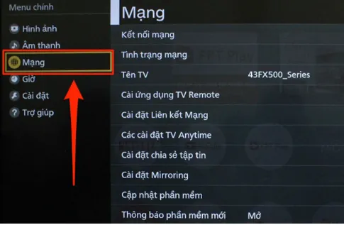 Cách khác phục tivi Panasonic không vào được Youtube