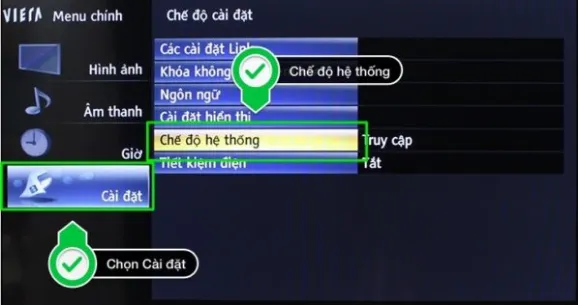 Cách khác phục tivi Panasonic không vào được Youtube