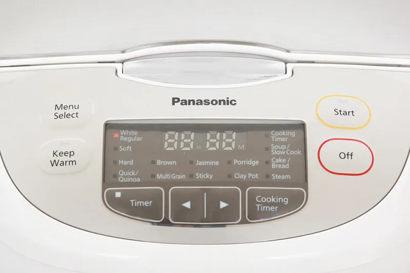 Bảng điều khiển nút nhấn điện tử hiện đại tích hợp màn hình LCD hiển thị thời gian rõ nét