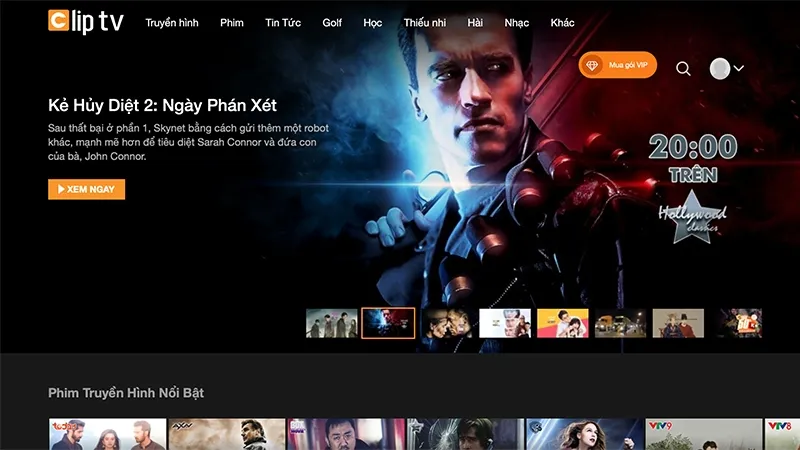 Clip TV App Interface
