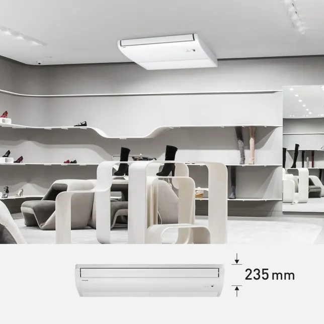 Điều hòa áp trần Panasonic với cánh quạt đảo chiều 4 hướng