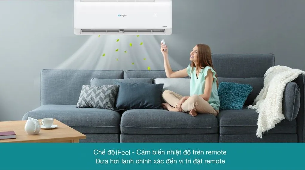 Cảm biến iFeel trên remote Casper