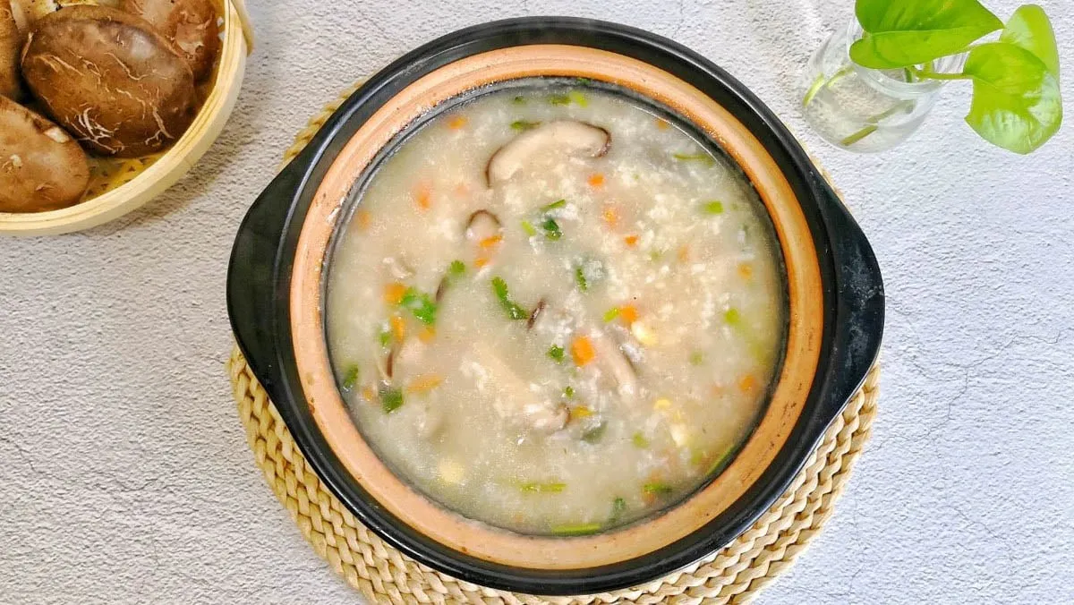 Cháo gà thơm ngon, bổ dưỡng