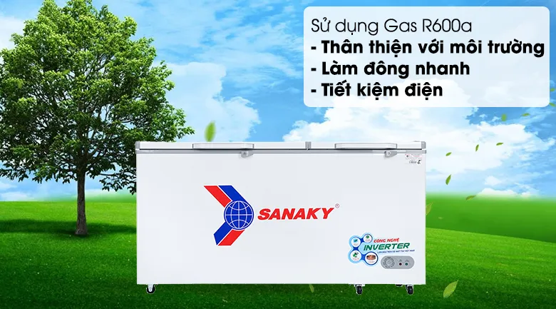 Môi chất lạnh Gas R600a thân thiện với môi trường và tăng tốc độ làm lạnh