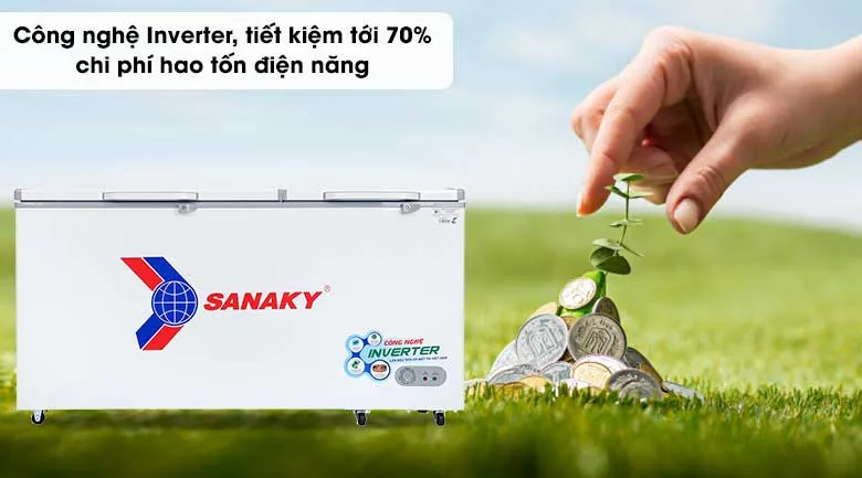 Công nghệ Inverter tiên tiến giúp máy vận hành êm ái và siêu tiết kiệm điện