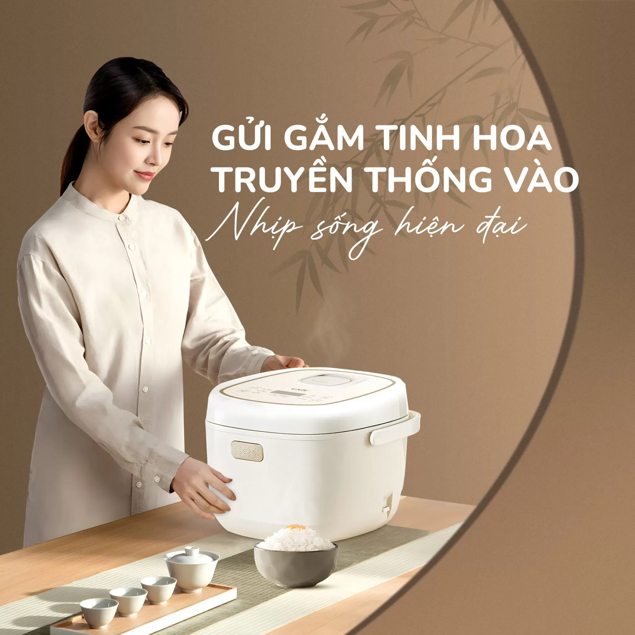 Giữ gìn tinh hoa truyền thống với nồi cơm điện Unie