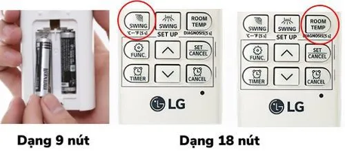 Cách chỉnh độ F sang độ C máy lạnh LG