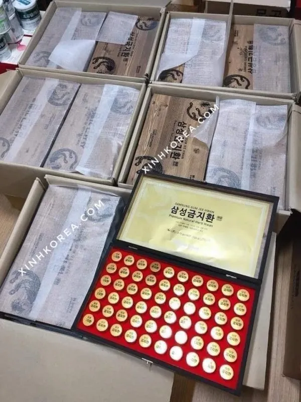 Cân Bằng Huyết Áp Hộp Gỗ 60 Viên Hàn Quốc