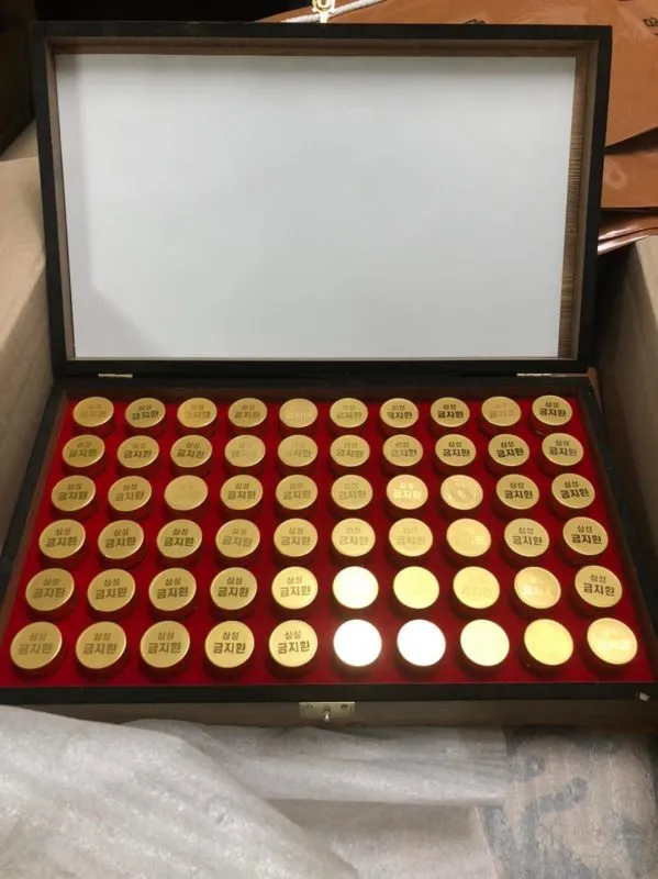 Cân Bằng Huyết Áp Hộp Gỗ 60 Viên Hàn Quốc