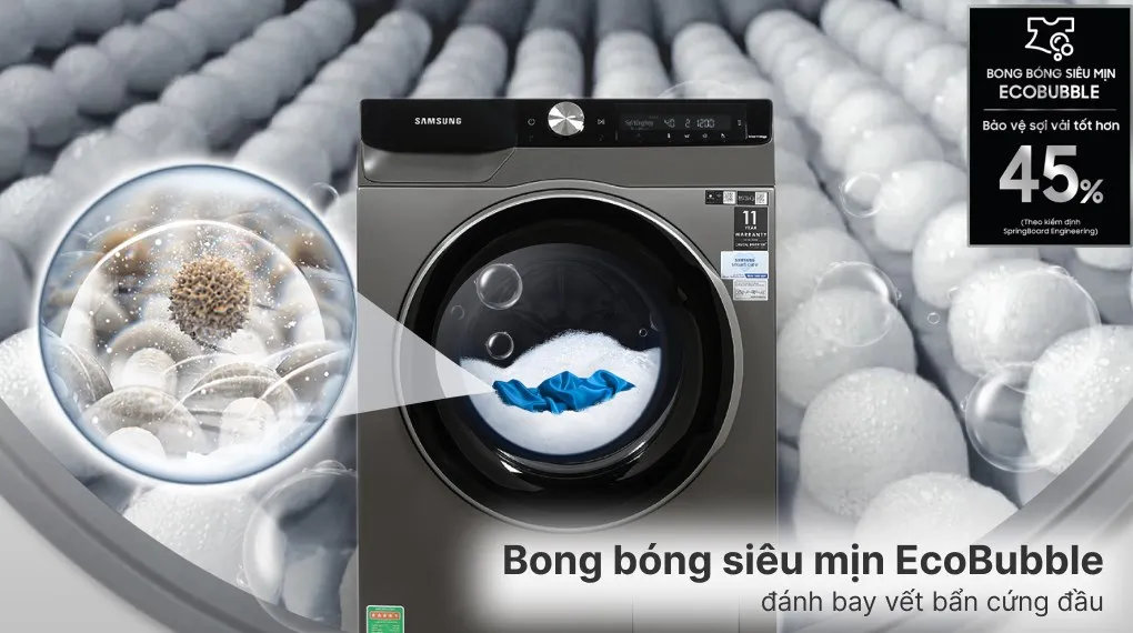 Máy giặt Samsung AI Inverter 10kg WW10T634DLX/SV