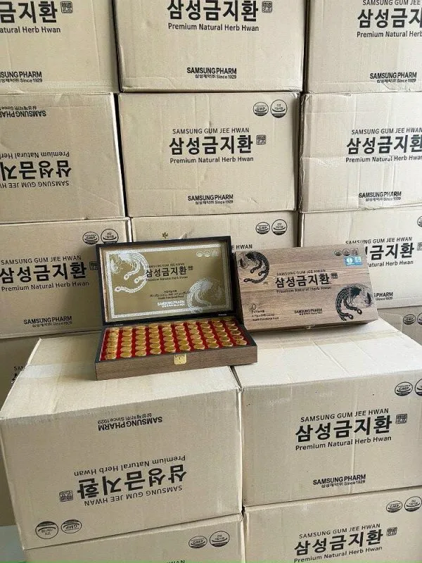 Cân Bằng Huyết Áp Hộp Gỗ 60 Viên Hàn Quốc