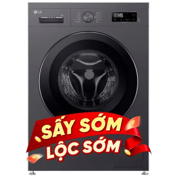 Dòng máy giặt sấy LG FB1209D5M tích hợp tính năng sấy tiện lợi cho gia đình bận rộn