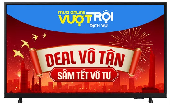 Giao diện tivi hiển thị kết quả tìm kiếm bằng giọng nói