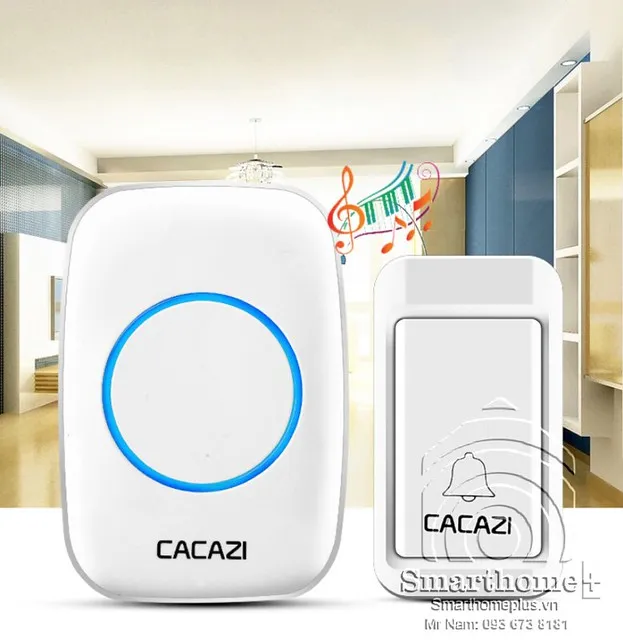 Cận cảnh nút bấm chuông cửa không dây chống nước