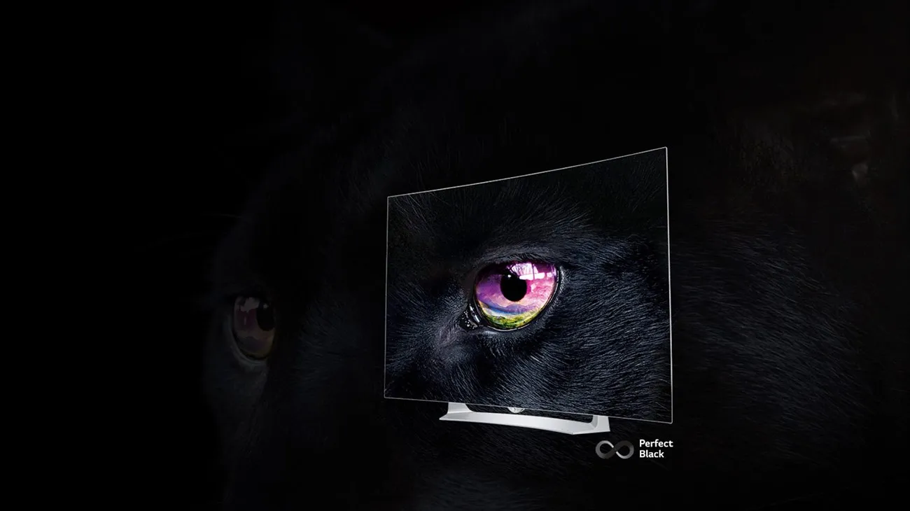 Tivi OLED LG hiển thị độ sâu màu đen tuyệt đối và tương phản vô hạn