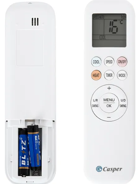 Remote Casper tự động lưu cài đặt