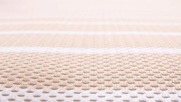 Chiếu điều hòa 4D Hanvico Cool Mattress màu kẻ kem