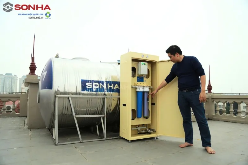 Lắp đặt máy lọc đầu nguồn tại nhà riêng