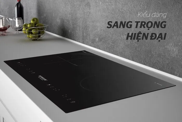 Bếp điện từ hồng ngoại là lựa chọn tuyệt vời để tô điểm cho không gian bếp thêm phần sang trọng