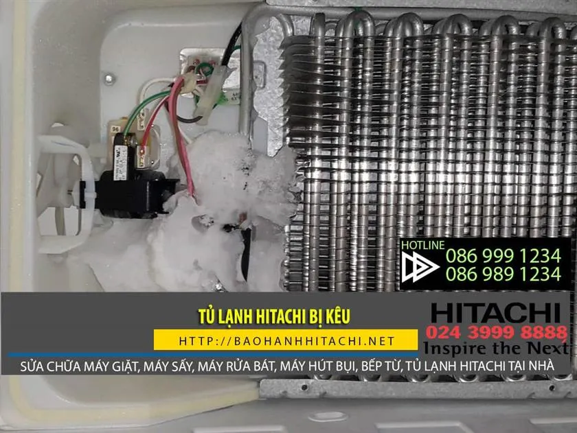 Motor quạt dàn lạnh tủ lạnh Hitachi