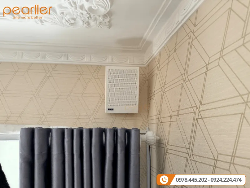 Loa HWR108TB lắp đặt cho MT Health Spa nghe nhạc nền thư giãn