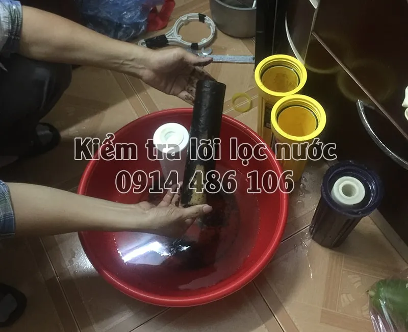 Kiểm tra các lõi lọc