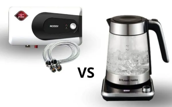 Ấm siêu tốc tiêu thụ điện thấp hơn nhờ thời gian hoạt động ngắn