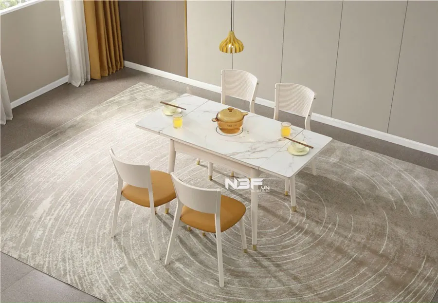 Bàn ăn bếp từ phù hợp nhiều không gian