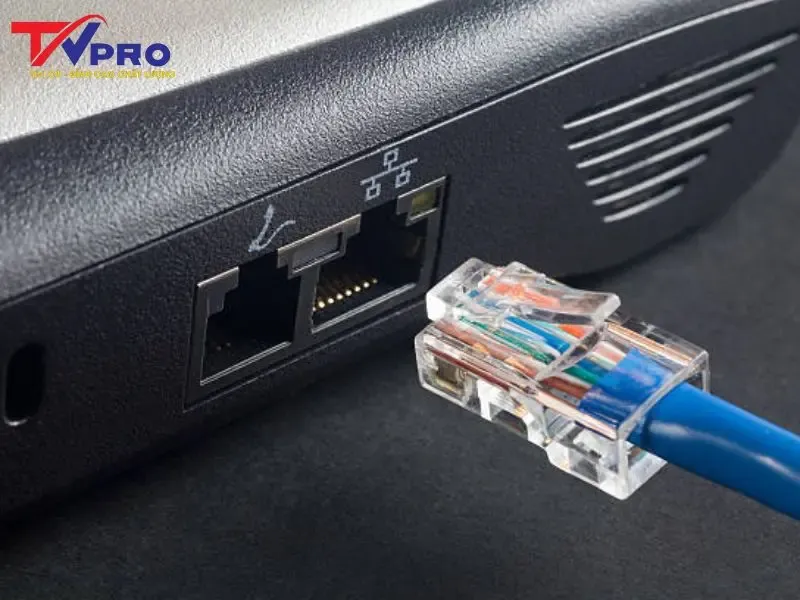 Kiểm tra cổng LAN trên tivi LG