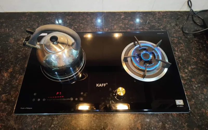 Bếp ga kết hợp bếp từ mang lại sự linh hoạt tối đa