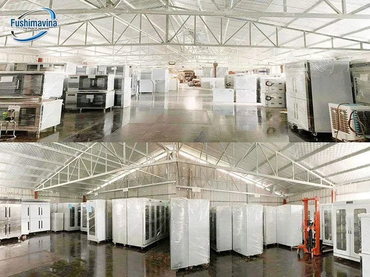 Kho linh kiện rộng 2.500m² đảm bảo sẵn hàng