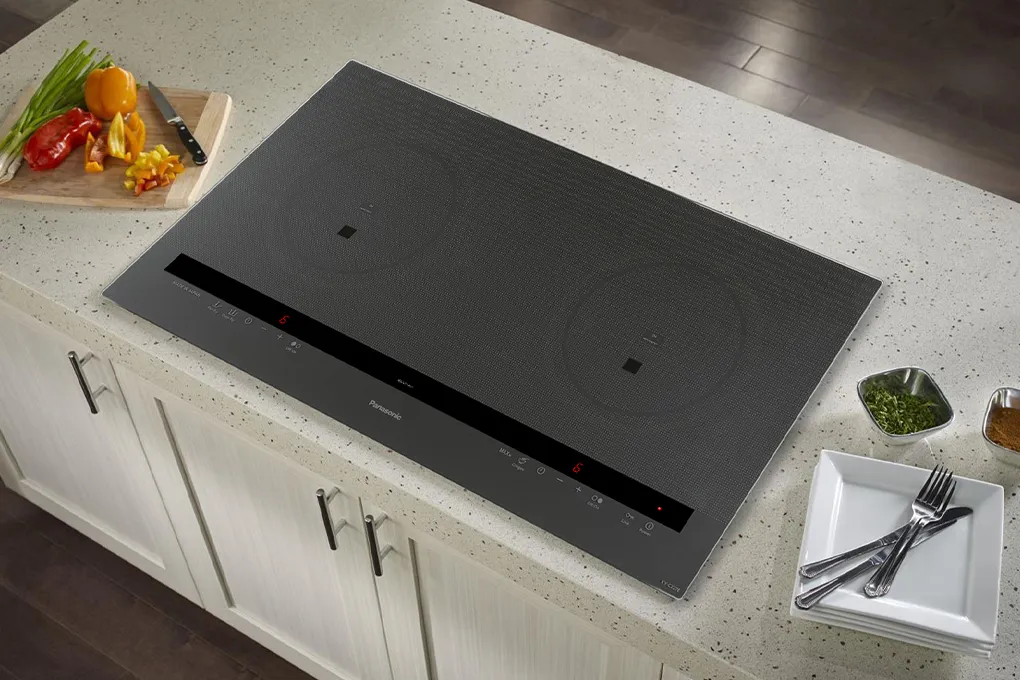 Bếp từ đôi Panasonic KY-C227EHRA có trang bị 3 chế độ nấu cài đặt sẵn: nấu cháo, chiên ít dầu, chiên ngập dầu