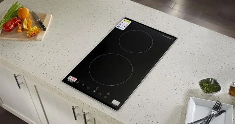 Bếp từ đôi lắp âm Domino Kaff KF-330DI với thiết kế hiện đại