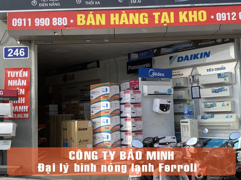Điện Máy Ánh Ngân - Đại lý bình nóng lạnh Ferroli
