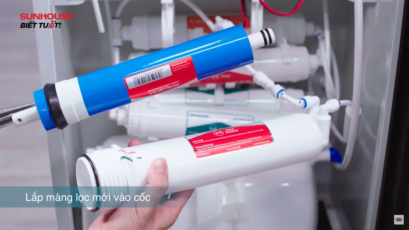 Quy trình lắp màng RO vào vỏ màng chuẩn kỹ thuật