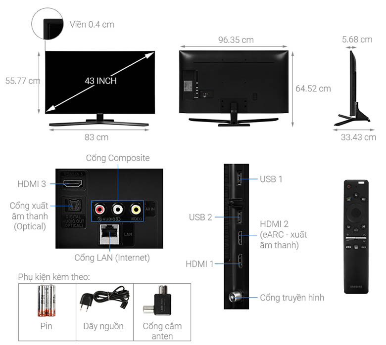 Tiết Lộ Kích Thước Tivi 49 Inch Bao Nhiêu, Chọn Đúng Kích Cỡ Cho Không Gian Nhà Bạn