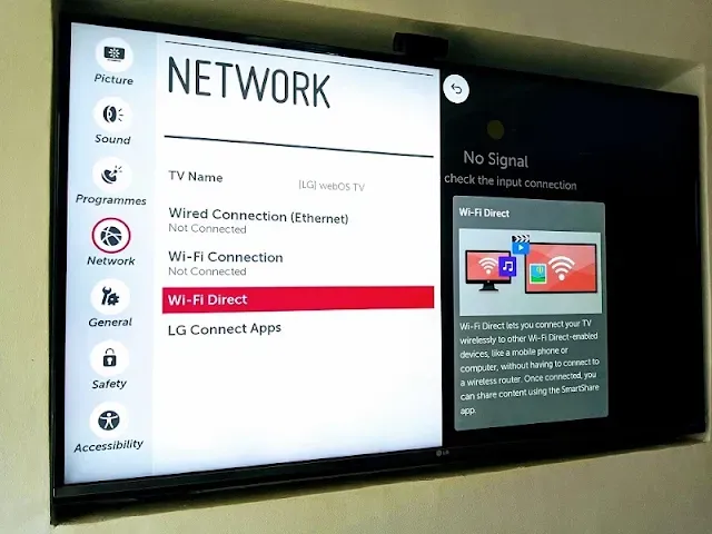 Sử dụng tính năng Wifi Direct để truyền hình ảnh không cần mạng Internet