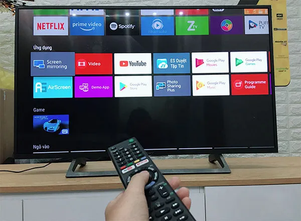 Cách điều chỉnh độ sáng màn hình tivi Sony thông qua cài đặt cơ bản