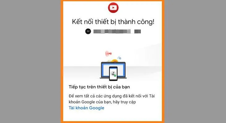 Khi thiết bị đăng nhập thành công trên màn hình điện thoại hoặc máy tính để bàn sẽ hiển thị giao diện