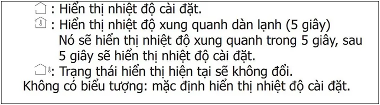 Hướng dẫn kiểm tra và điều chỉnh các thông số qua nút Temp