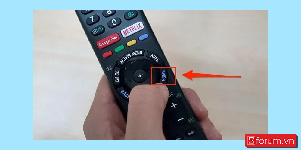 Cách dò kênh tivi Sony cực đơn giản ai cũng có thể làm được - bước 1