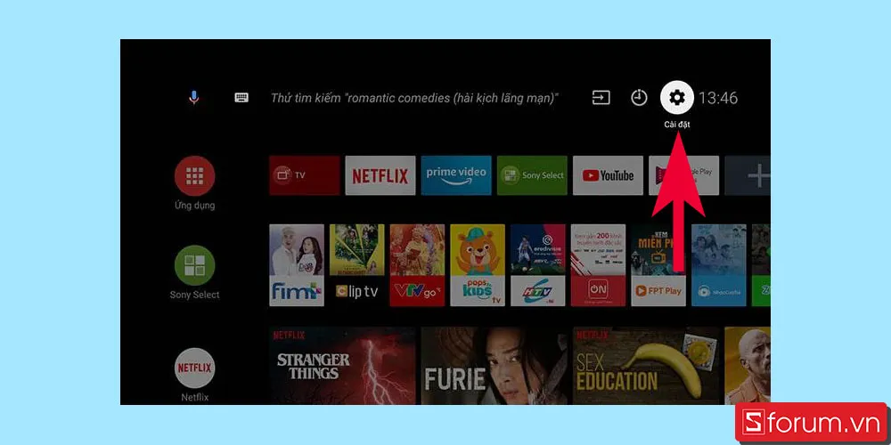 Cách dò kênh tivi Sony cực đơn giản ai cũng có thể làm được - bước 2