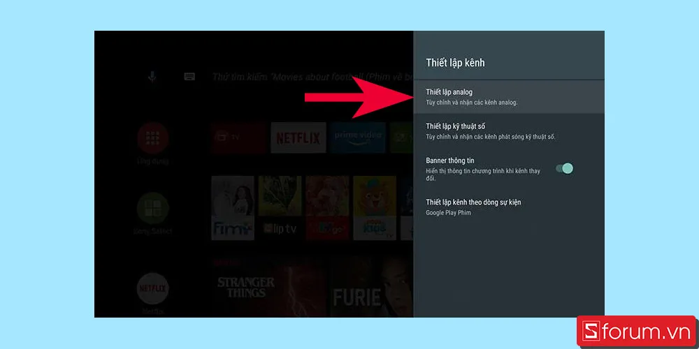 Cách dò kênh tivi Sony cực đơn giản ai cũng có thể làm được - bước 4