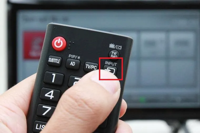 Lựa chọn chế độ hiển thị phù hợp với loại cáp Analog đã kết nối vào thiết bị