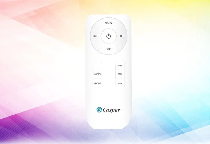 Remote của điều hòa Casper dòng điều hoà di động