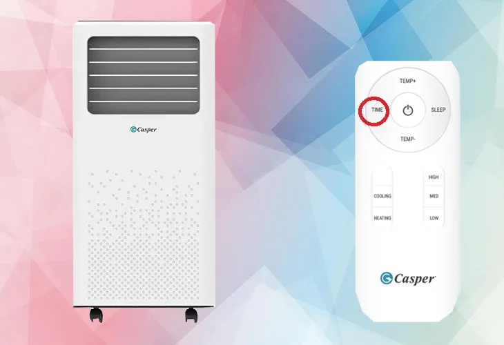 Nhấn nút TIME lần nữa để tắt chức năng hẹn giờ