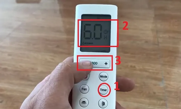 Hẹn giờ bật điều hòa Casper dòng M series